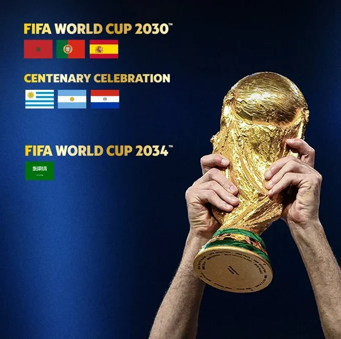 Η FIFA επικύρωσε τους διοργανωτές των Μουντιάλ 2030 και 2034